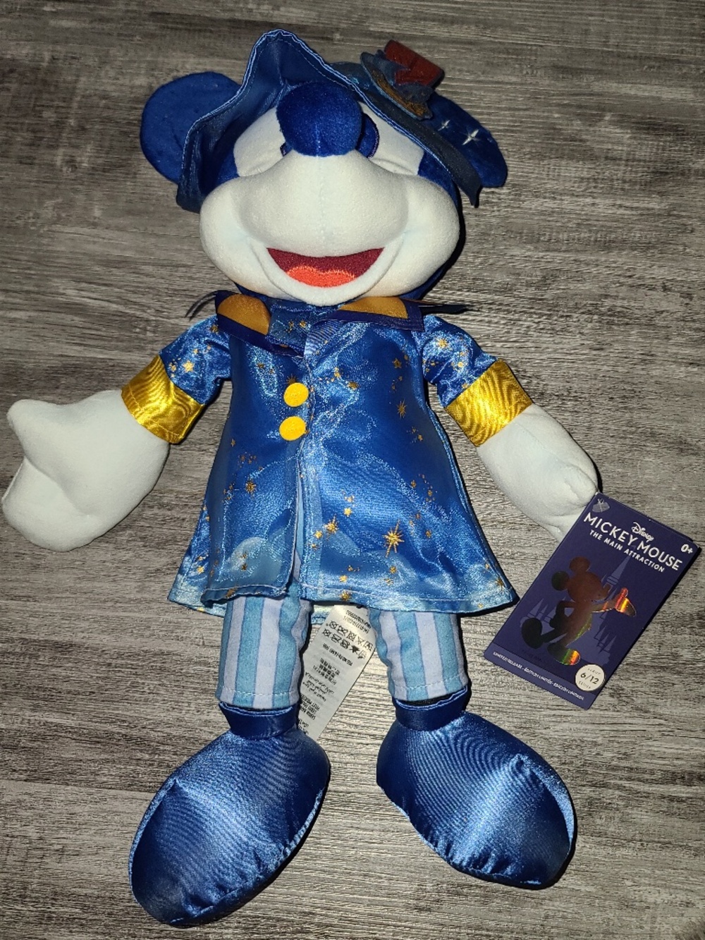 New Disney Mickey Mouse Main Attraction Peter Pan's Flight Plush NWT